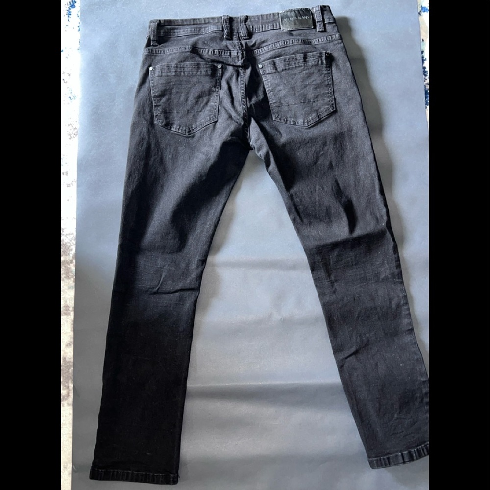 AMAZING DEAL!! Mens All Black Skinny Jeans